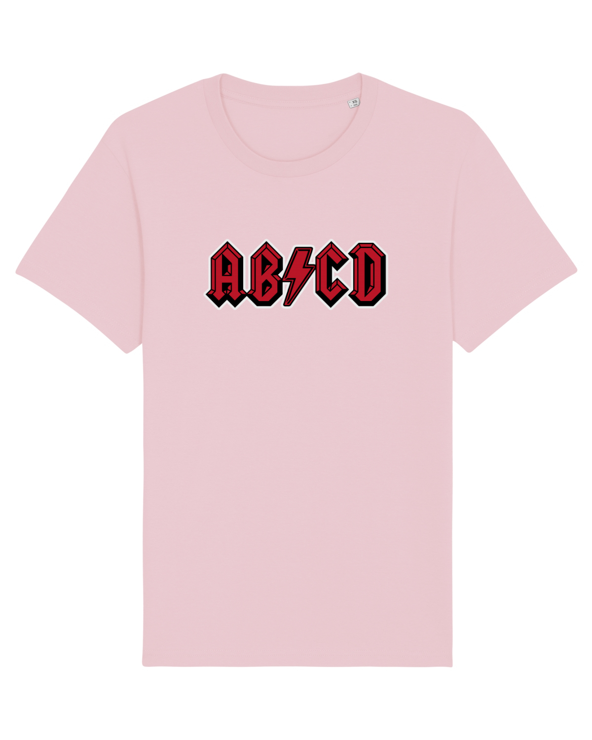 Tricou mânecă scurtă Unisex Rocker Cotton Pink