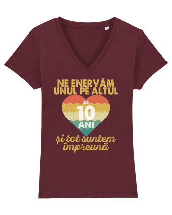 Ne enervam unul pe altul de 10 ani si tot suntem impreuna Burgundy