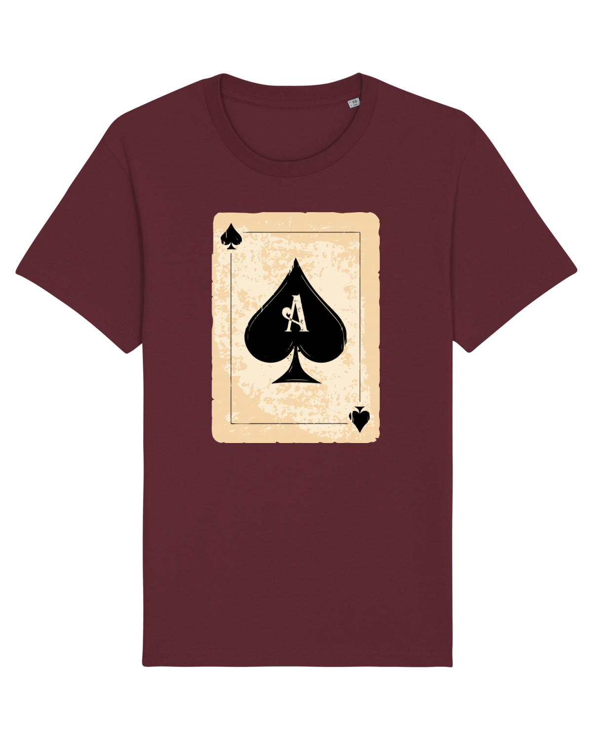 Tricou mânecă scurtă Unisex Rocker Burgundy