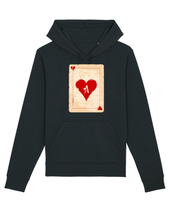 Red heart ace Black