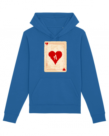 Red heart ace Royal Blue