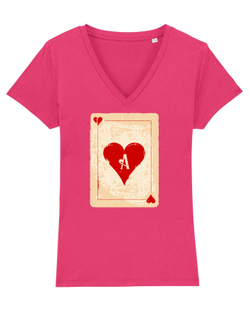 Red heart ace Raspberry