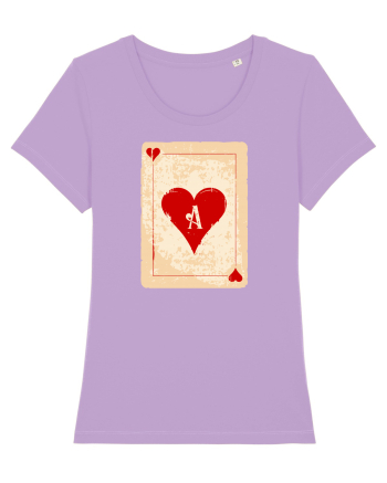 Red heart ace Lavender Dawn