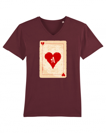 Red heart ace Burgundy
