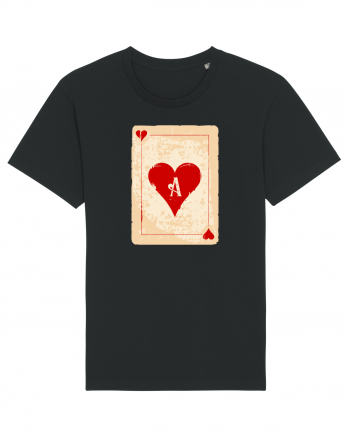 Red heart ace Black