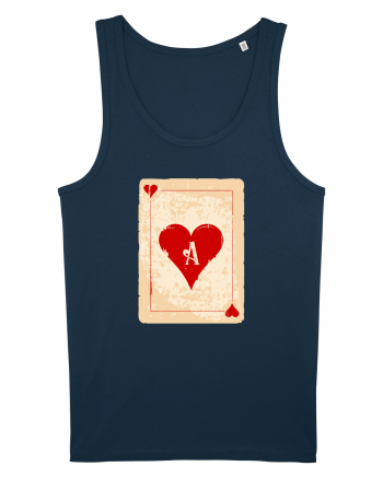 Red heart ace Navy