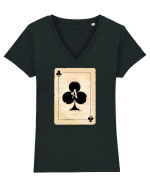 Ace of cross Tricou mânecă scurtă guler V Damă Evoker
