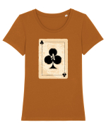 Ace of cross Tricou mânecă scurtă guler larg fitted Damă Expresser