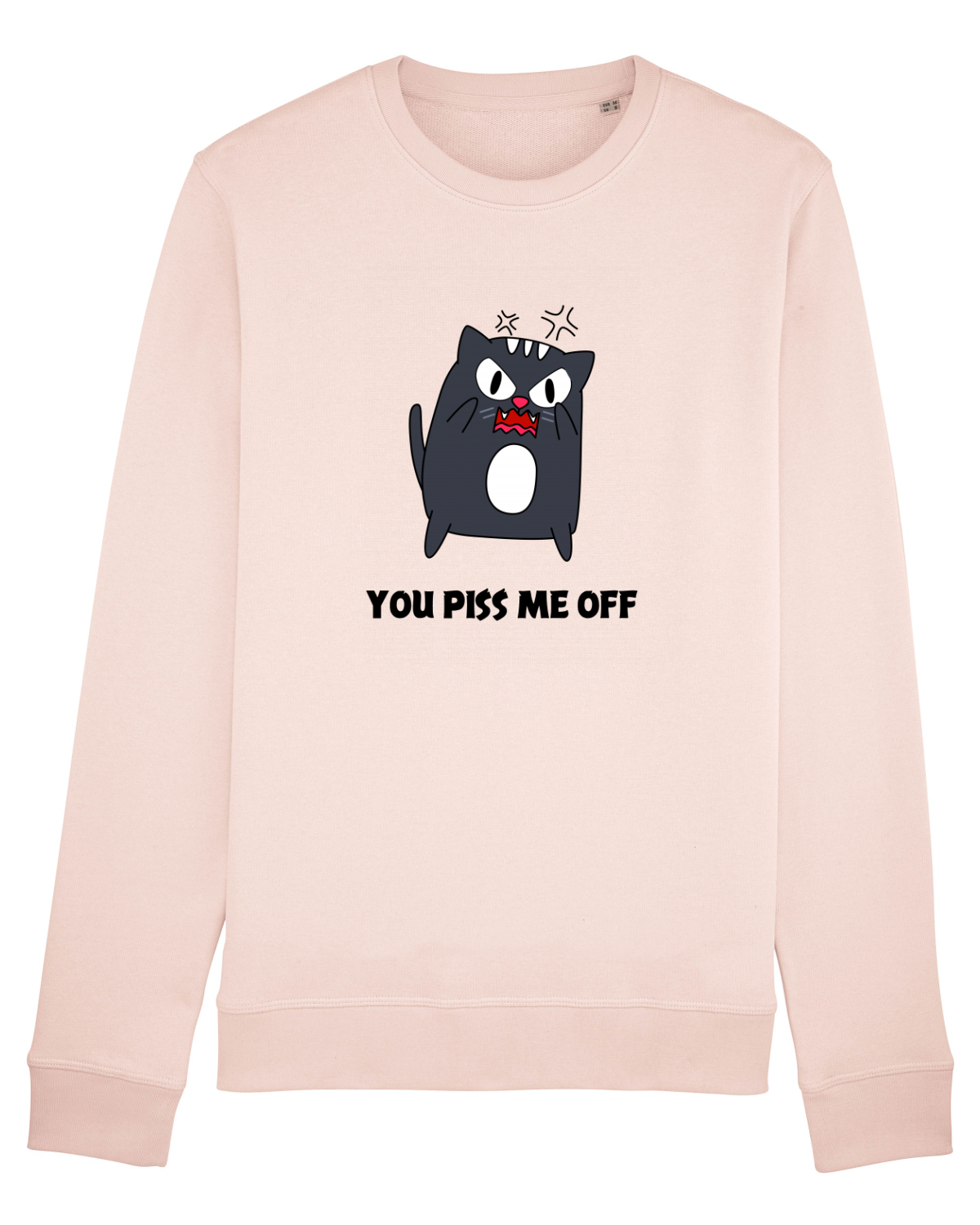 Bluză mânecă lungă Unisex Rise Candy Pink