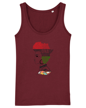 Africa DNA Burgundy