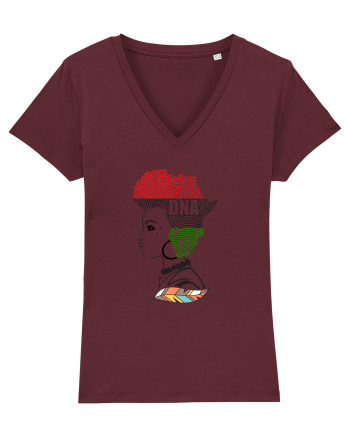 Africa DNA Burgundy