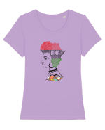 Africa DNA Tricou mânecă scurtă guler larg fitted Damă Expresser