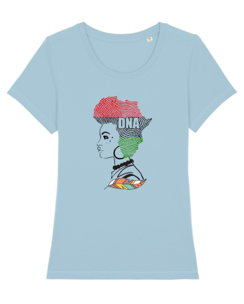 Africa DNA Sky Blue