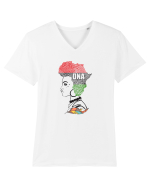 Africa DNA Tricou mânecă scurtă guler V Bărbat Presenter