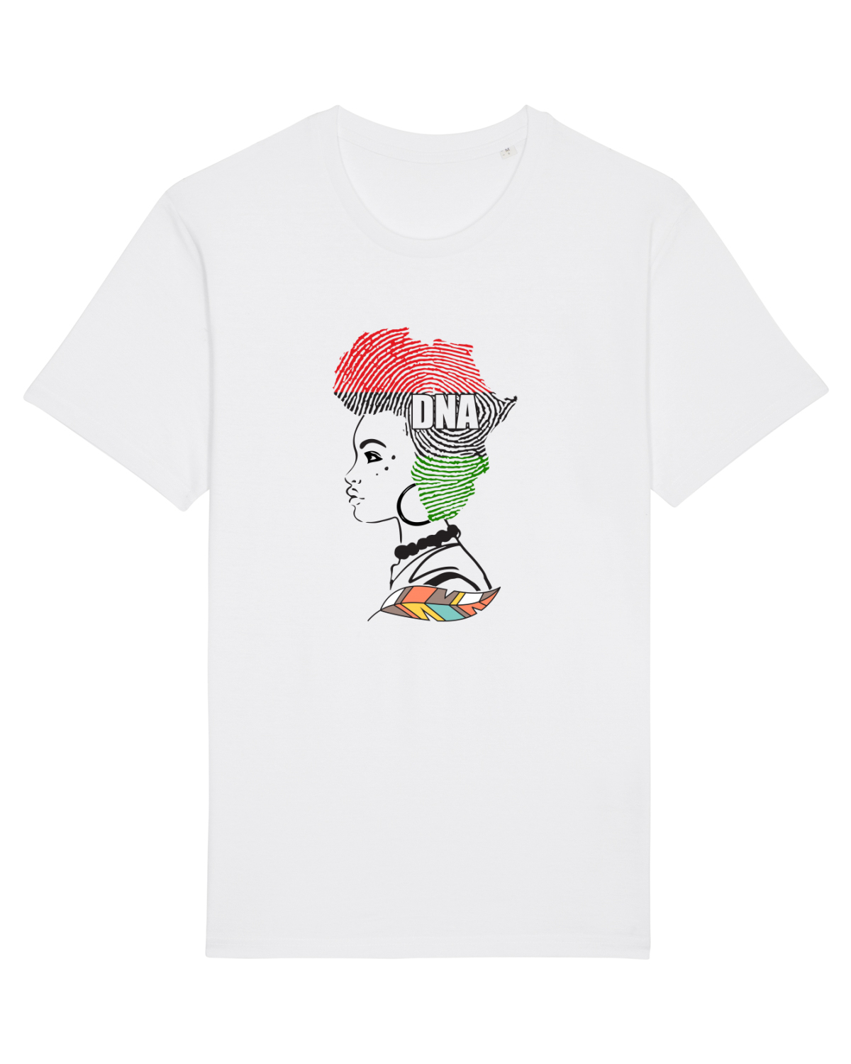 Tricou mânecă scurtă Unisex Rocker White