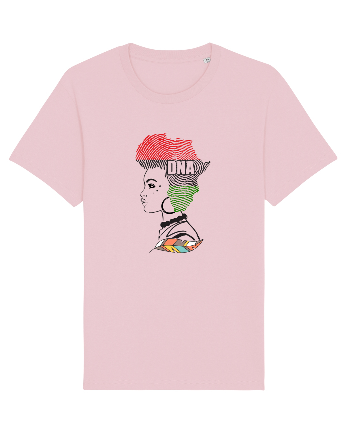 Tricou mânecă scurtă Unisex Rocker Cotton Pink