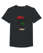 Africa DNA Tricou mânecă scurtă guler larg Bărbat Skater