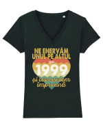 Ne enervam unul pe altul din 1999 si tot suntem impreuna Tricou mânecă scurtă guler V Damă Evoker
