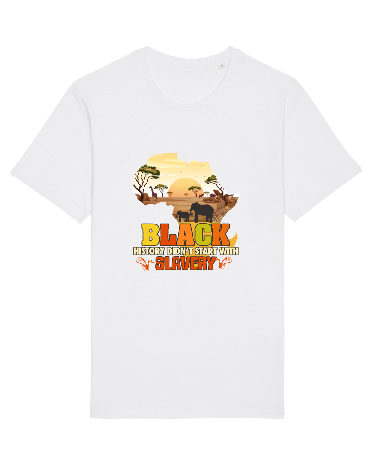 Tricou mânecă scurtă Unisex Rocker White