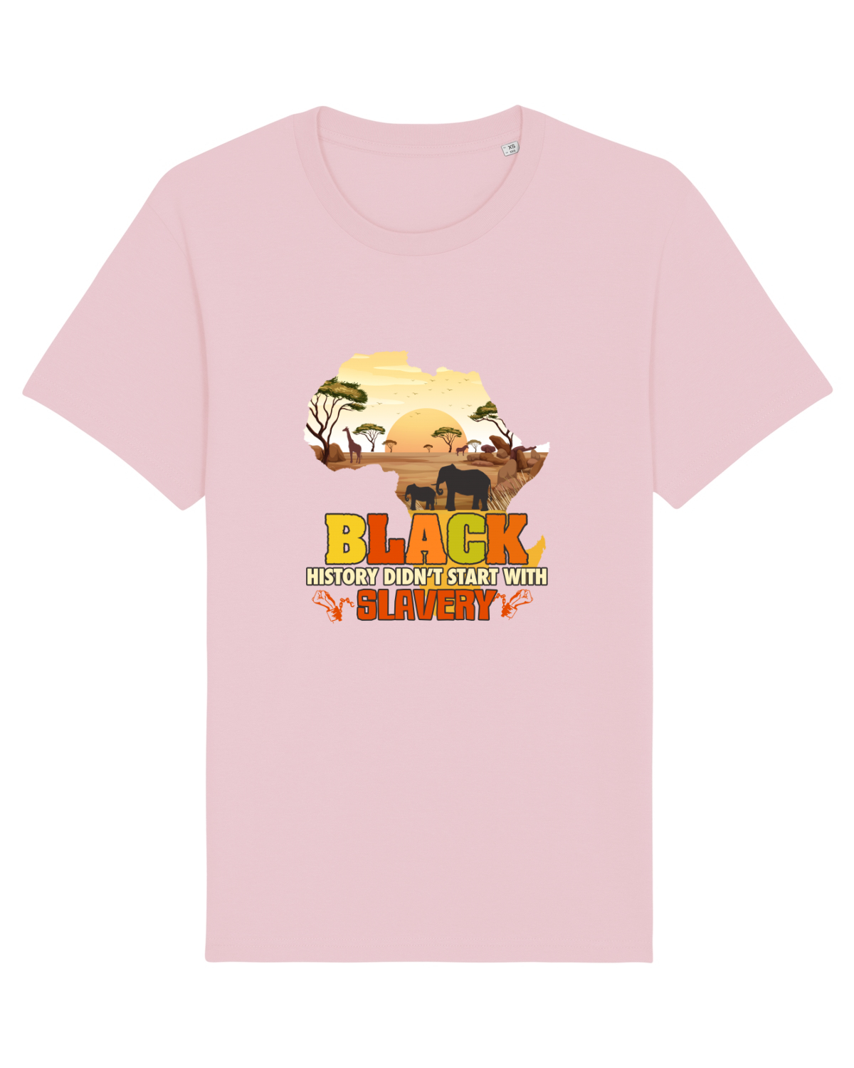 Tricou mânecă scurtă Unisex Rocker Cotton Pink