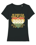 Ne enervam unul pe altul din 2002 si tot suntem impreuna Tricou mânecă scurtă guler larg fitted Damă Expresser
