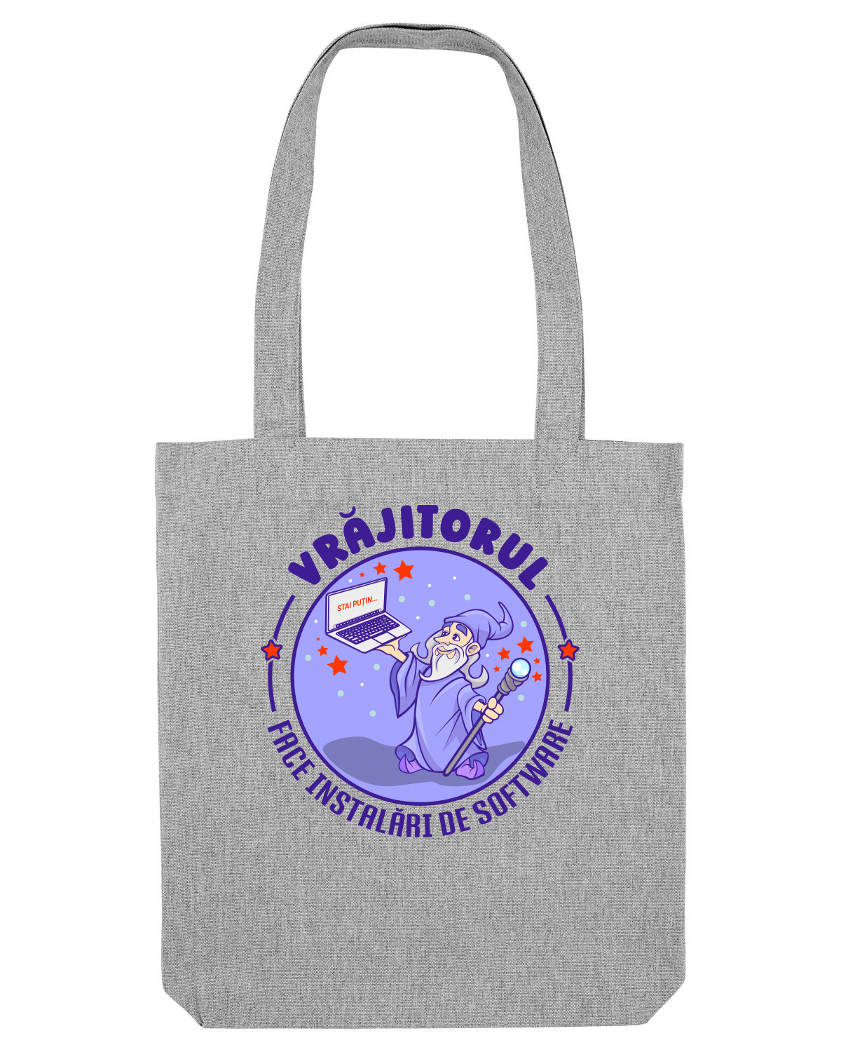 Sacoșă textilă Heather Grey