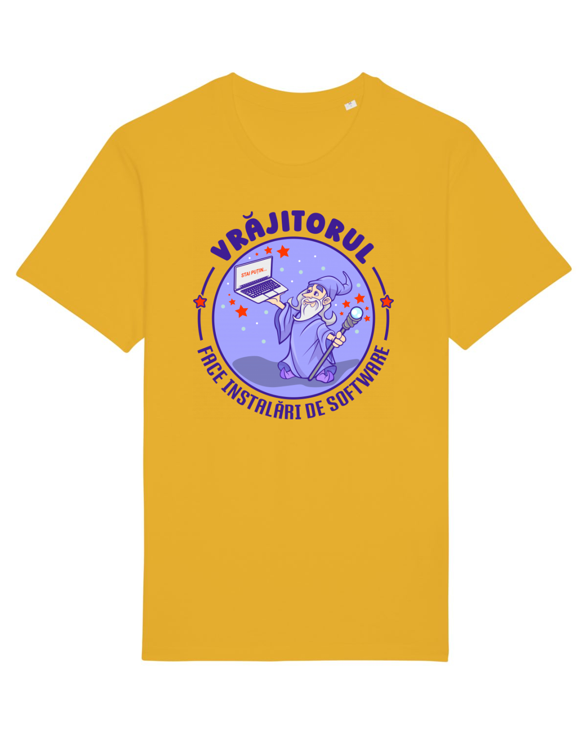 Tricou mânecă scurtă Unisex Rocker Spectra Yellow