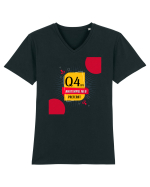 Q4 este anotimpul meu preferat Tricou mânecă scurtă guler V Bărbat Presenter