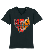 Muzică Tricou mânecă scurtă guler V Bărbat Presenter