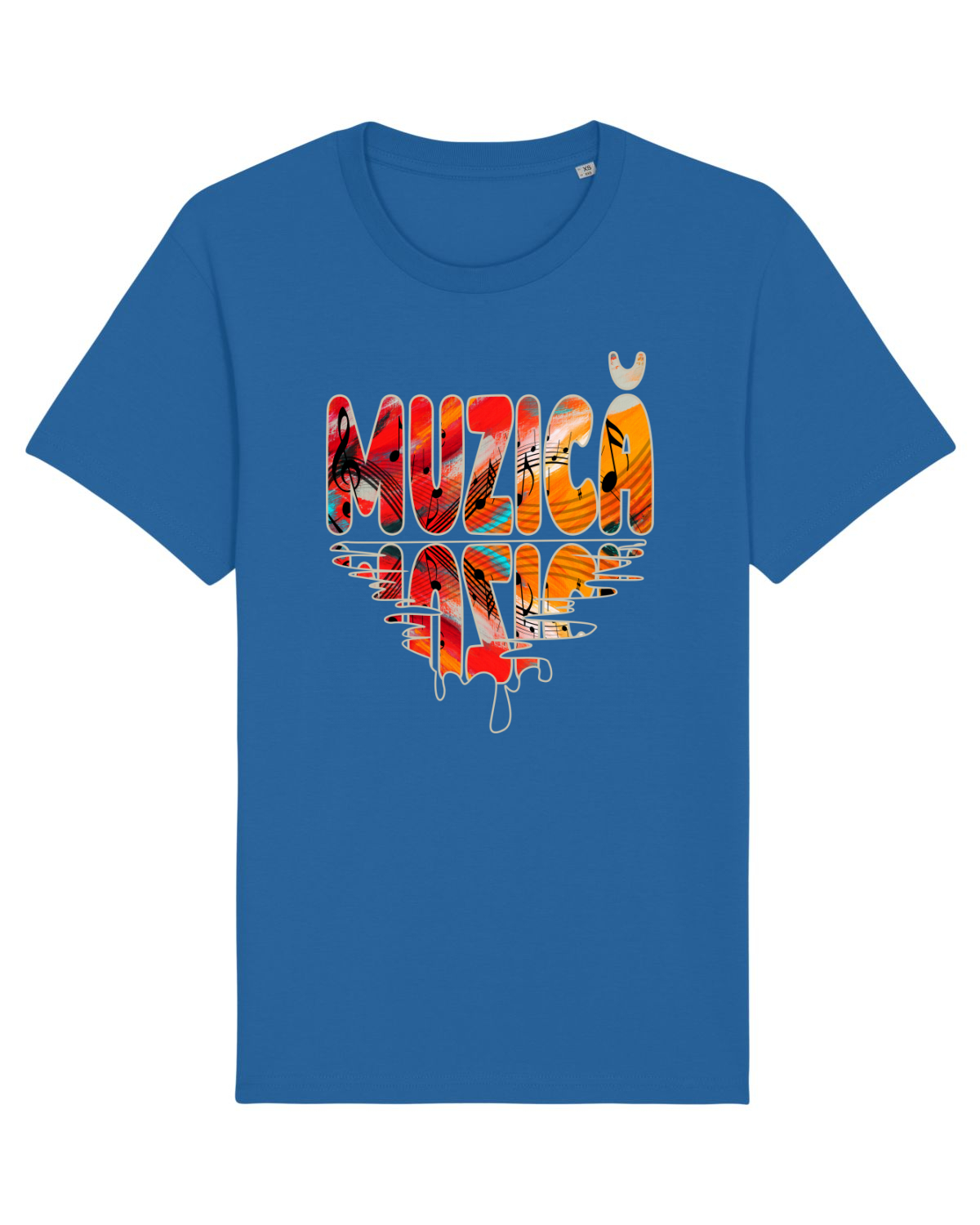 Tricou mânecă scurtă Unisex Rocker Royal Blue