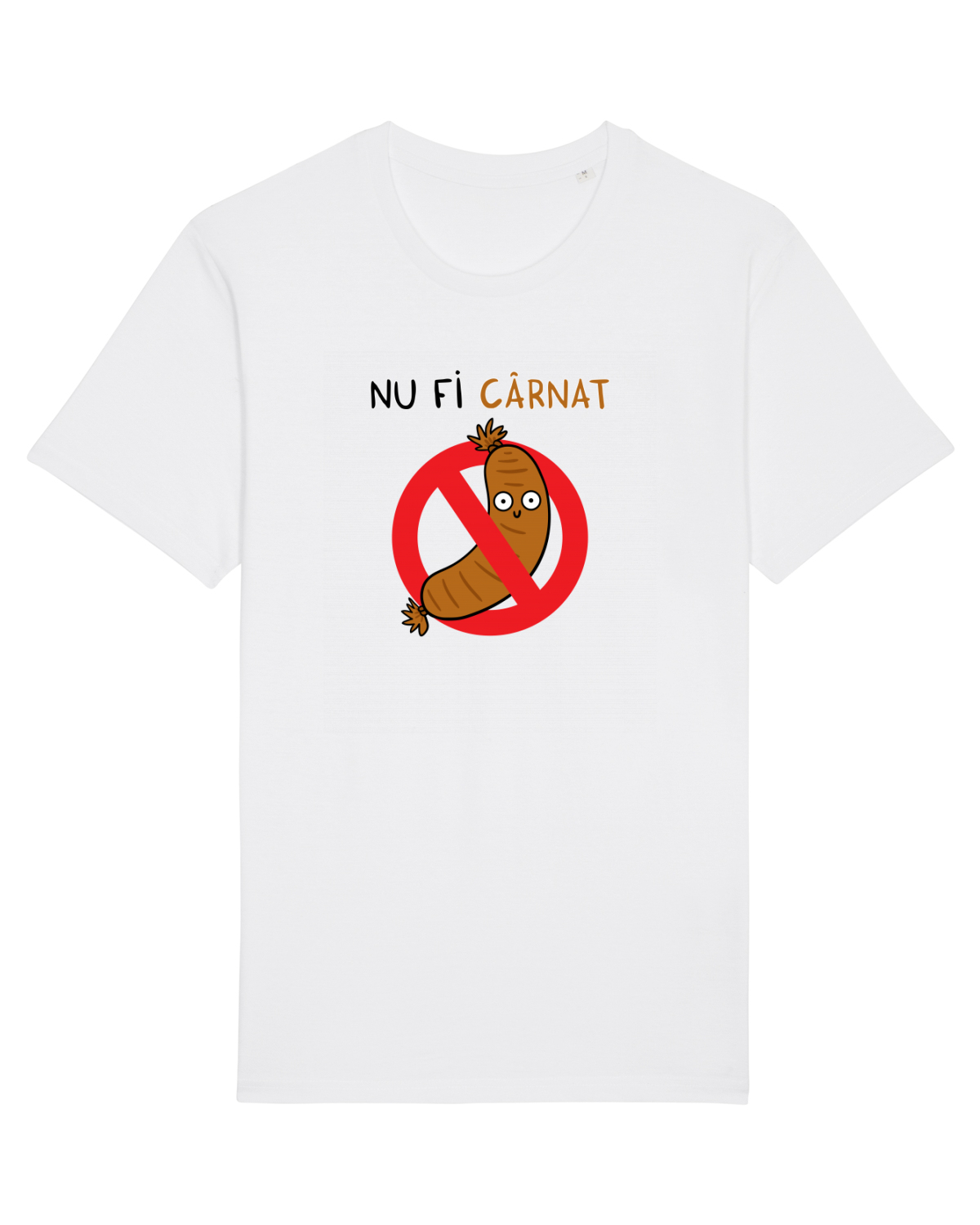 Tricou mânecă scurtă Unisex Rocker White