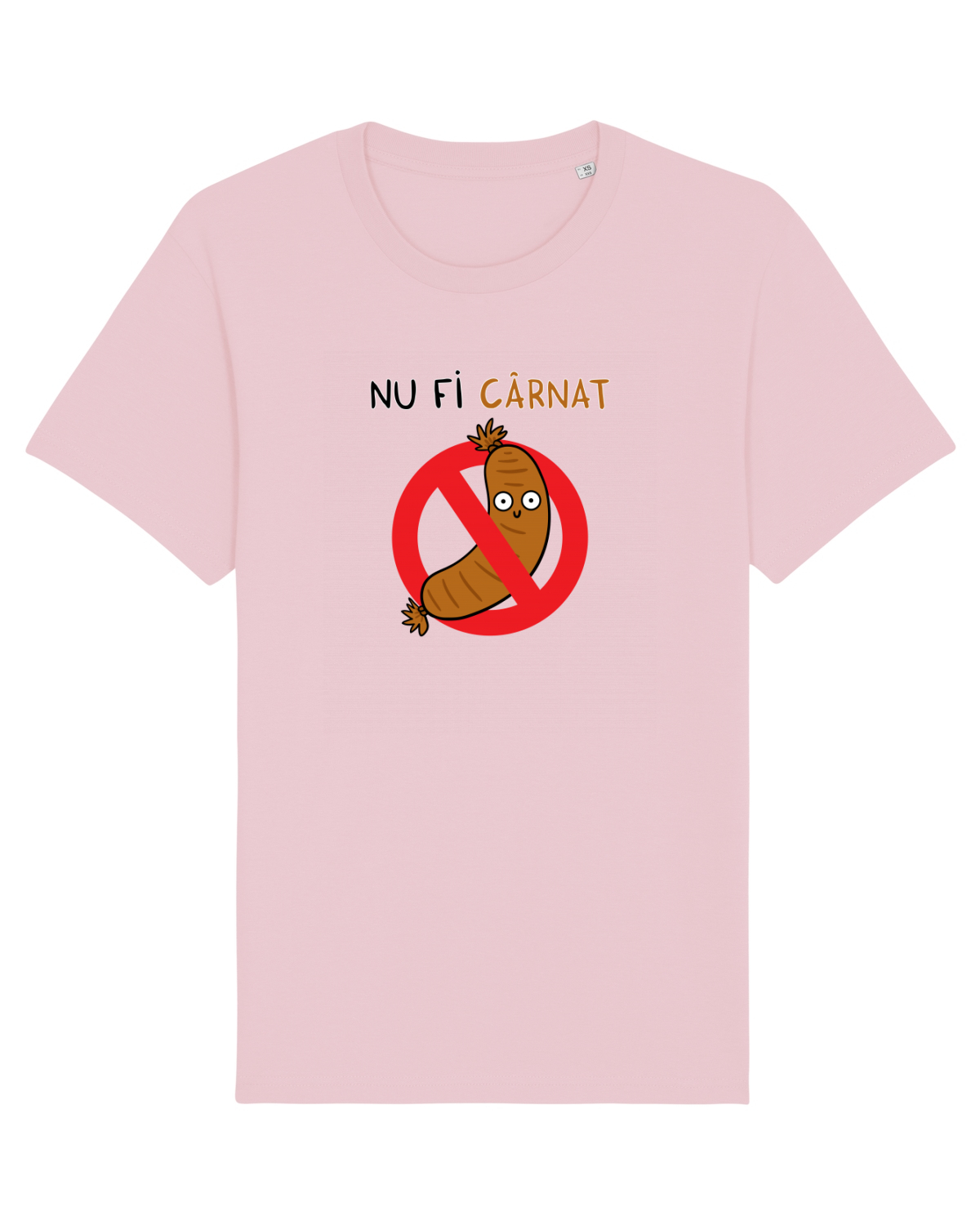 Tricou mânecă scurtă Unisex Rocker Cotton Pink