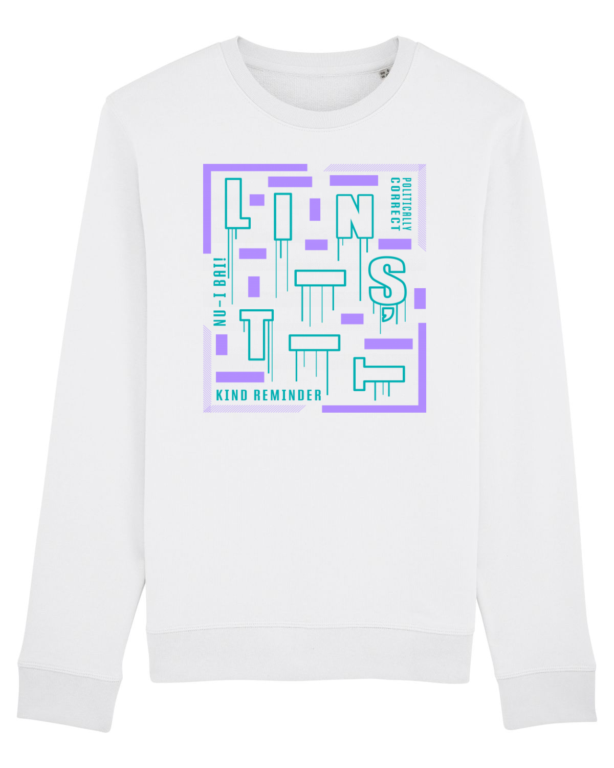 Bluză mânecă lungă Unisex Rise White