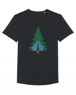 Camping Life Tricou mânecă scurtă guler larg Bărbat Skater