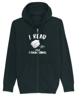 I read and I know things. Hanorac cu fermoar Unisex Connector