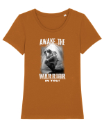 Warrior Tricou mânecă scurtă guler larg fitted Damă Expresser