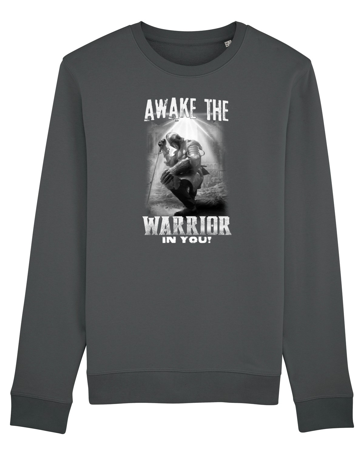 Bluză mânecă lungă Unisex Rise Anthracite