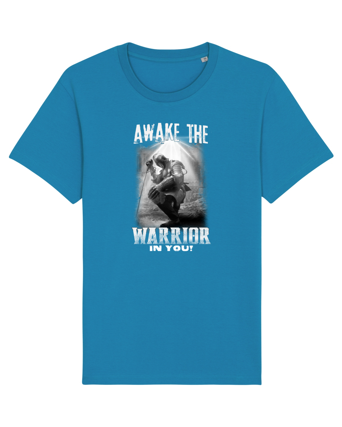 Tricou mânecă scurtă Unisex Rocker Azur