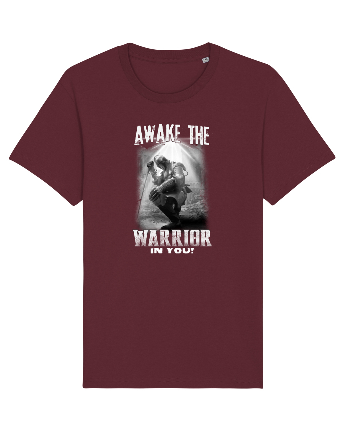 Tricou mânecă scurtă Unisex Rocker Burgundy