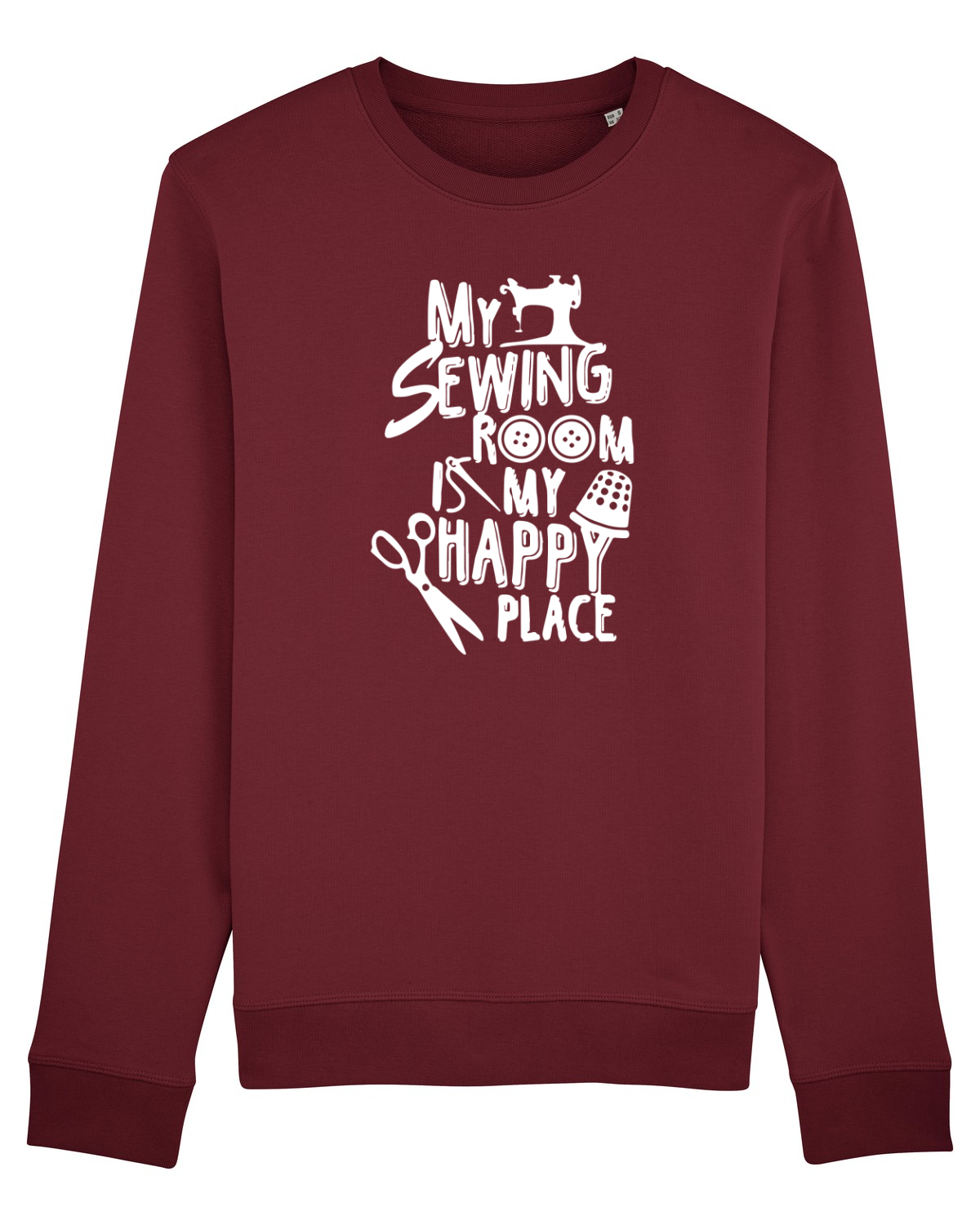 Bluză mânecă lungă Unisex Rise Burgundy