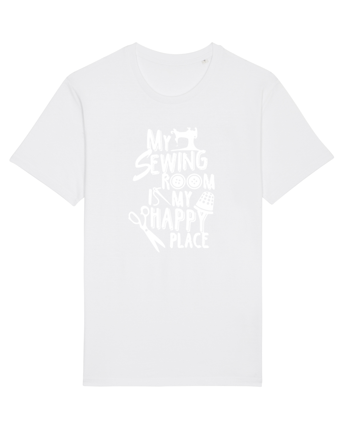 Tricou mânecă scurtă Unisex Rocker White