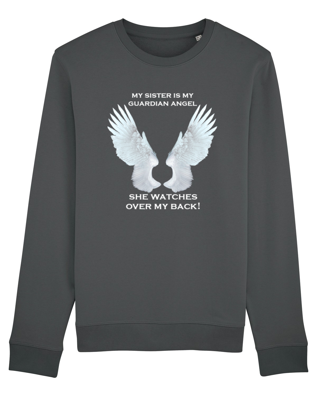 Bluză mânecă lungă Unisex Rise Anthracite