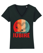Hai să facem iubire no 16 Tricou mânecă scurtă guler V Damă Evoker