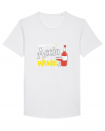 Accio wine Tricou mânecă scurtă guler larg Bărbat Skater