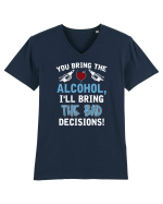 Bad decisions Tricou mânecă scurtă guler V Bărbat Presenter
