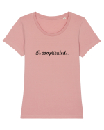 It's complicated Tricou mânecă scurtă guler larg fitted Damă Expresser