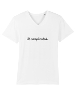 It's complicated Tricou mânecă scurtă guler V Bărbat Presenter
