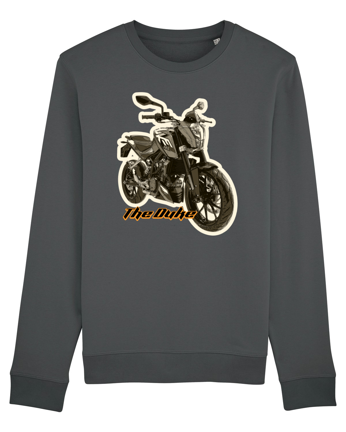 Bluză mânecă lungă Unisex Rise Anthracite
