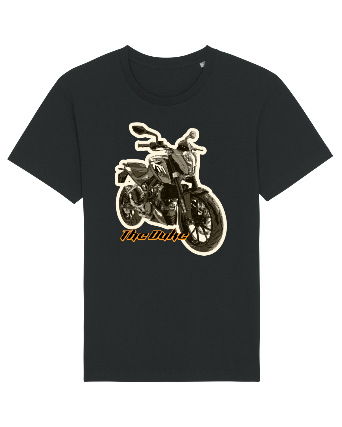 Tricou mânecă scurtă Unisex Rocker Black