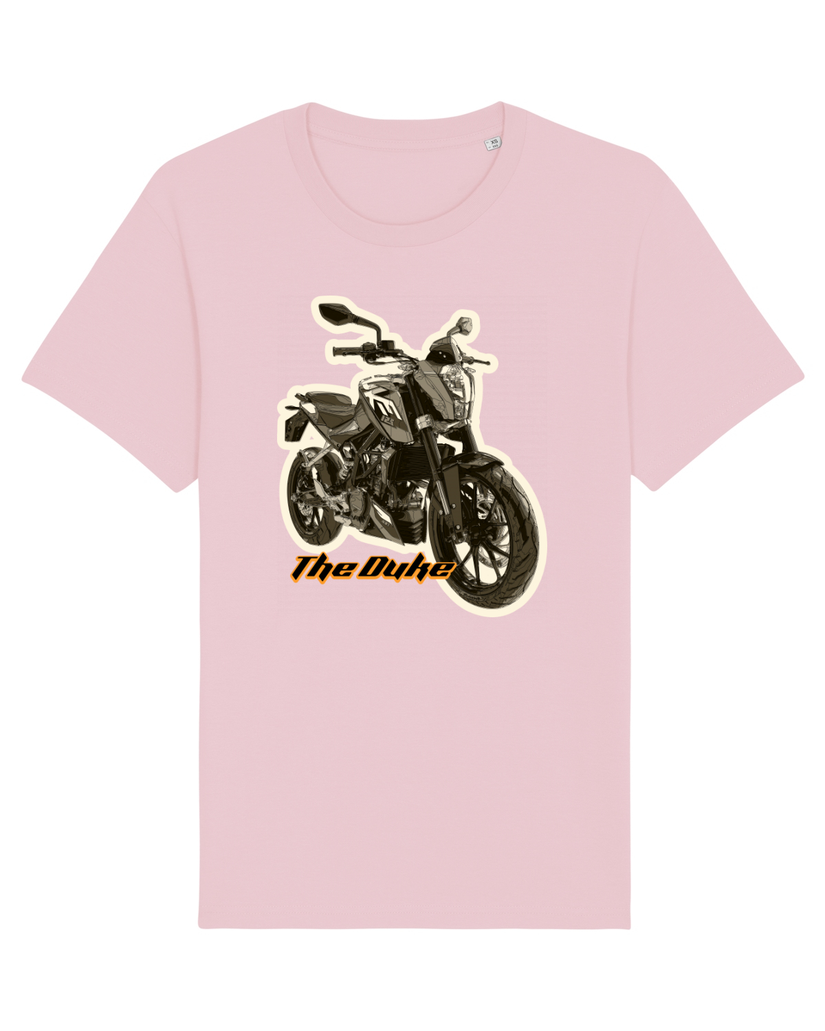 Tricou mânecă scurtă Unisex Rocker Cotton Pink